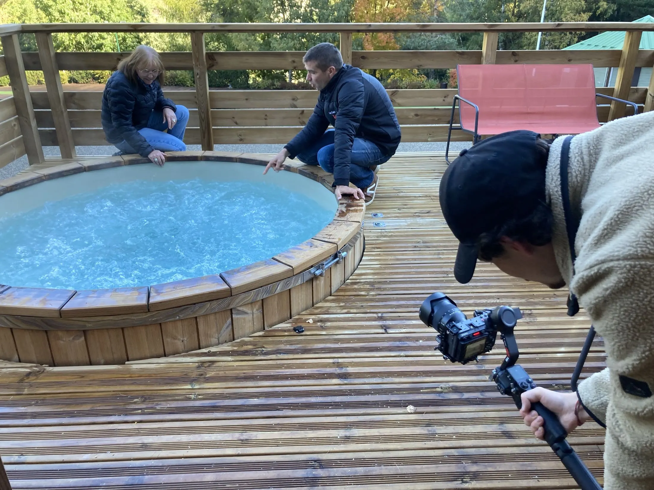 Montagne au coucher du soleil